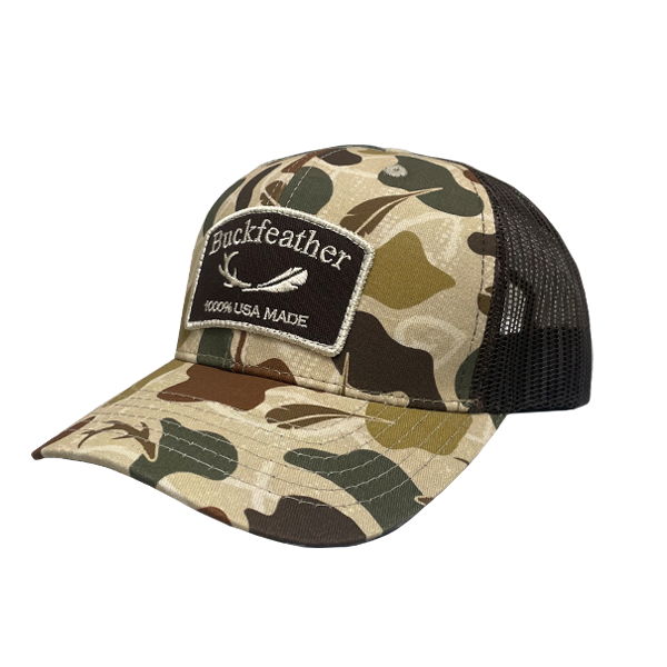 ☆HUMAN N CAT☆ Pound Vintage Camo Ball Cap Brown FFOUND VIN Vintage Cat Caterpillar Snap Back Patch Trucker Hat Cap