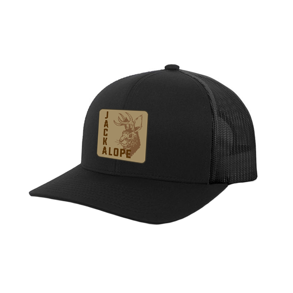 Jackalope Black Mesh Hat