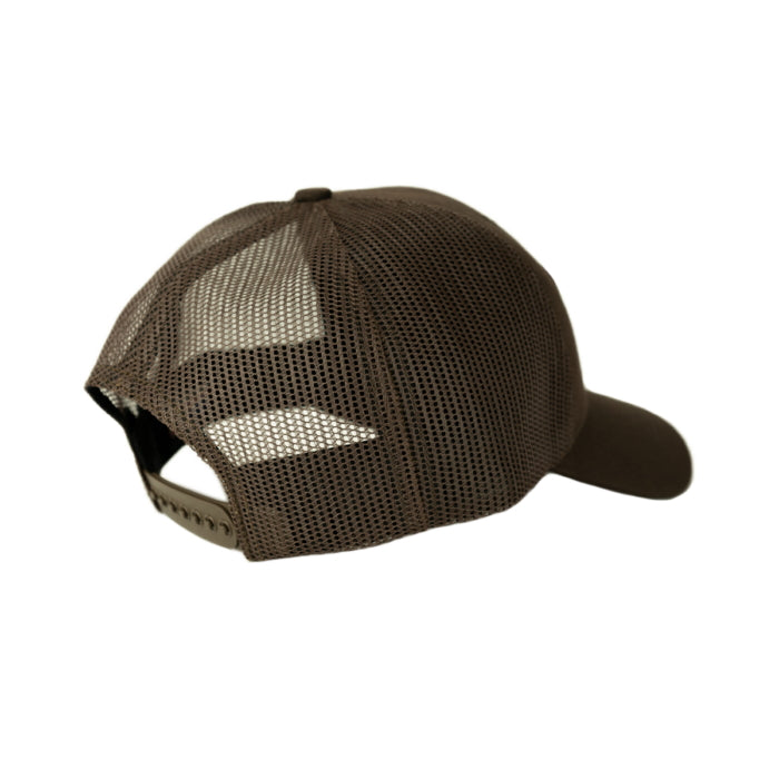 Brown Mesh Hat