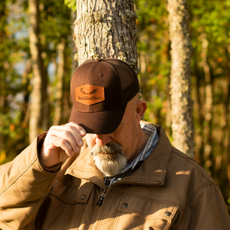 Brown Mesh Hat